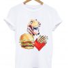 T rex fries burger T Shirt