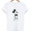 mickey mouse white Womens T-shirt Men T-Shirt