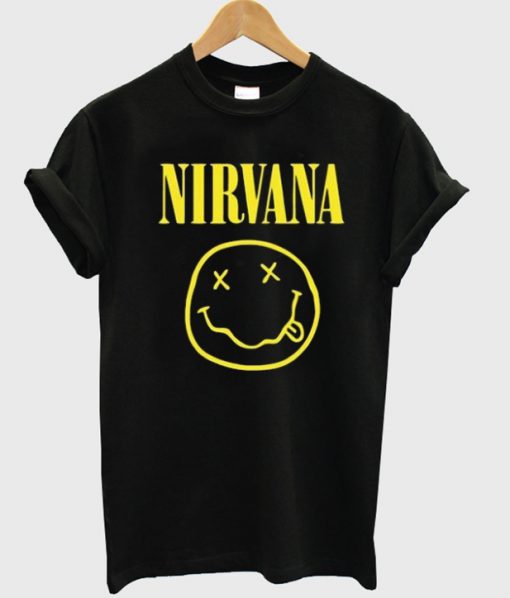 nirvana smile grunge Womens T-shirt Men T-Shirt