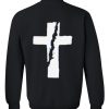 Jesus Symbol Sweatshirt Back