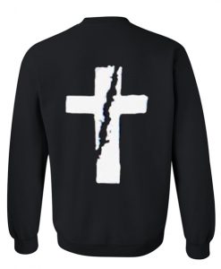 Jesus Symbol Sweatshirt Back