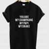 You Are My Champagne My Papi My Drake Tshirt