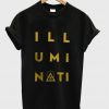 Illuminati font tshirt