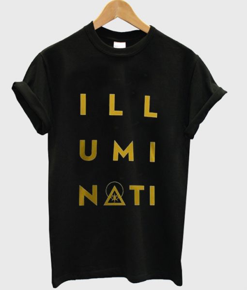 Illuminati font tshirt