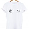 eye lashes T shirt