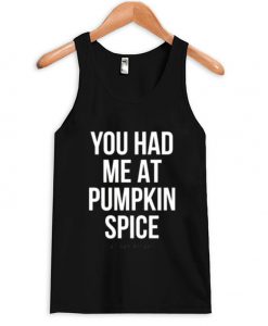 pumpkin spice tanktop