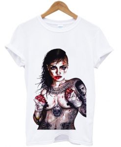 fight club girl zeichnung t shirt