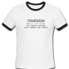 Feminism Noun Definition Ringer T Shirt