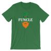 Bearded Funcle St Patrick's Day Green Clover Top Hat Cool Unisex T-Shirt
