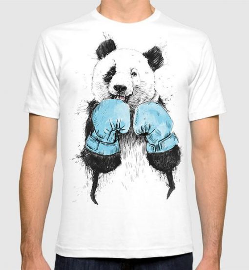 Boxing Panda Art T-Shirt