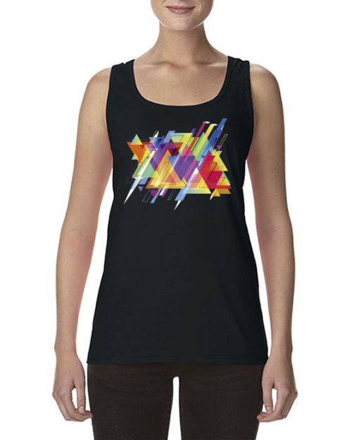 Colorful Triangles Tank Top