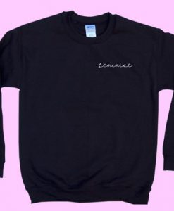 Feminist - On The Heart Crewneck Sweatshirt