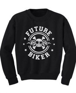 Future Biker Skull Toddler Sweatshirt