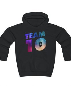Kids Team 10 Galaxy Logo Hoodie
