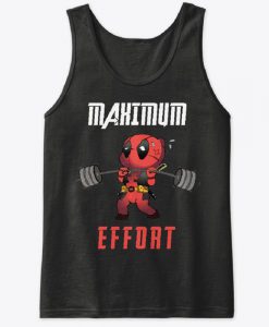 Maximum Effort Deadpool Inspired Tank Top