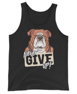 Never Give Up Unisex Tank Top