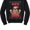 Santa Claws Sloth Ugly Christmas Sweater