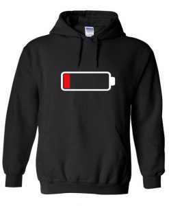 Trendy Low Battery Hoodie