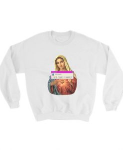 Virgin Mary Vaporwave Sweatshirt
