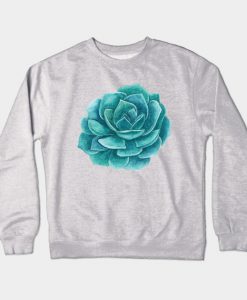 Abstract Cactus Design Crewneck Sweatshirt