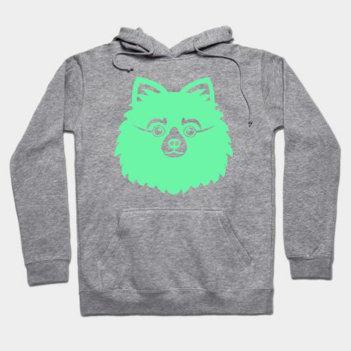 Abstract Puppy Design Hoodie