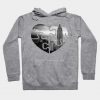 Abstract Puzzle Heart Design Hoodie