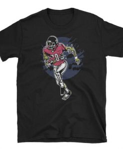 American Football Zombie Walking Dead Halloween T-Shirt