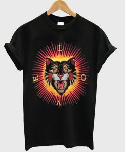 Angry Cat Sun Tiger Love T-Shirt