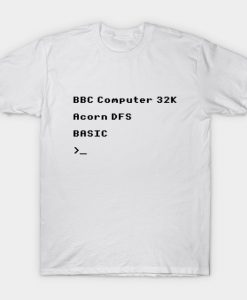 BBC Micro Splash Screen T-Shirt