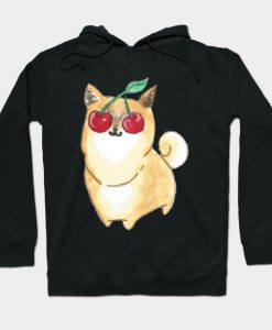 Cherry Shiba Hoodie