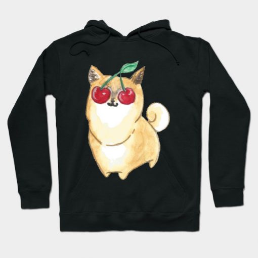 Cherry Shiba Hoodie