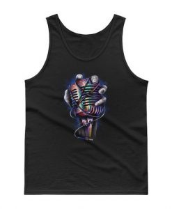 Colorful Microphone Tank Top