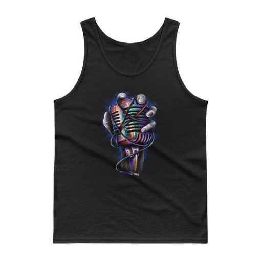 Colorful Microphone Tank Top