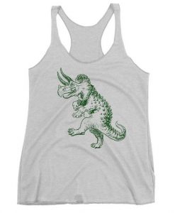 Dancing Triceratops Tank Top