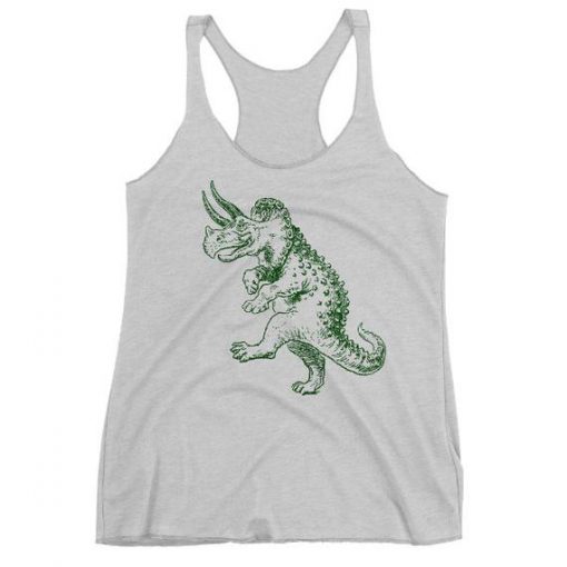 Dancing Triceratops Tank Top