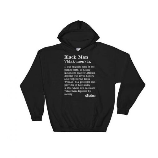 Definition of a Black Man Hoodie