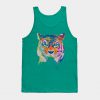 Dripping Paint Tiger Tank Top