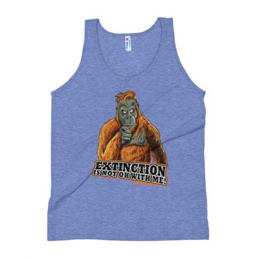 Extinction Unisex Orangutan Wildlife Tank Top