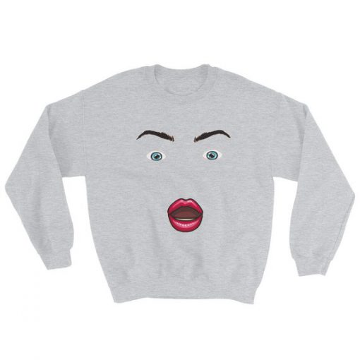 Eyelashes With Lips Sweatshirt