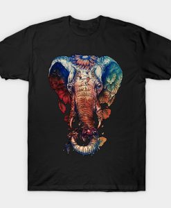 Floral Elephant T-Shirt