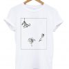 Flower Line Art T-Shirt