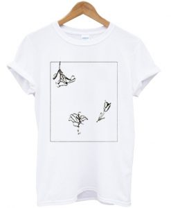 Flower Line Art T-Shirt