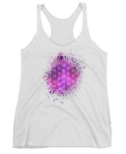 Flower Of Life Sacred Geometry Women's Premium Racerback Tank