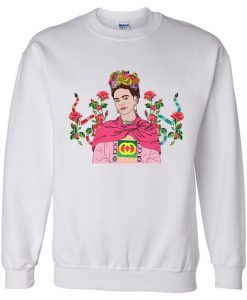 Frida Kahlo Snake Floral Long Sleeve Sweatshirt