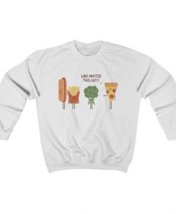 Funny Vegan Pizza Sweatshirt