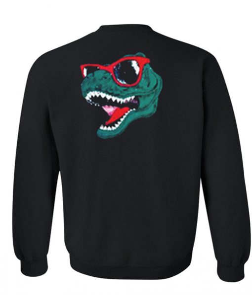 Glasses Dinosaur Funny Sweatshirt