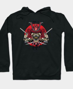 Heavy Metal Samurai Skull Hoodie