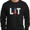 LIT Patriotic Americana USA 4th Of July Firecracker Sweatshirt