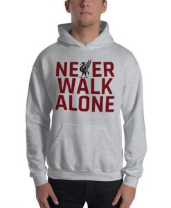 Liverpool FC You'll Never Walk Alone Grey Hoodie