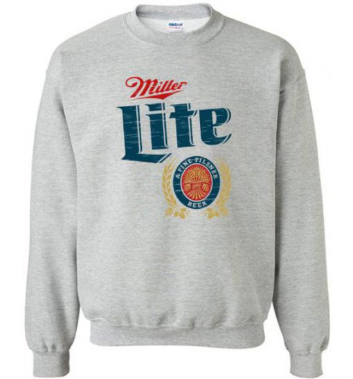 Miller Lite Beer Crewneck Sweatshirt